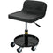 VEVOR Rolling Garage Stool, 300LBS Capacity, Adjustable Height from 15.7 in to 20.5 in, Mechanic Seat with 360-degree Swivel Wheels and Tool Tray, for Workshop, Auto Repair Shop, Black