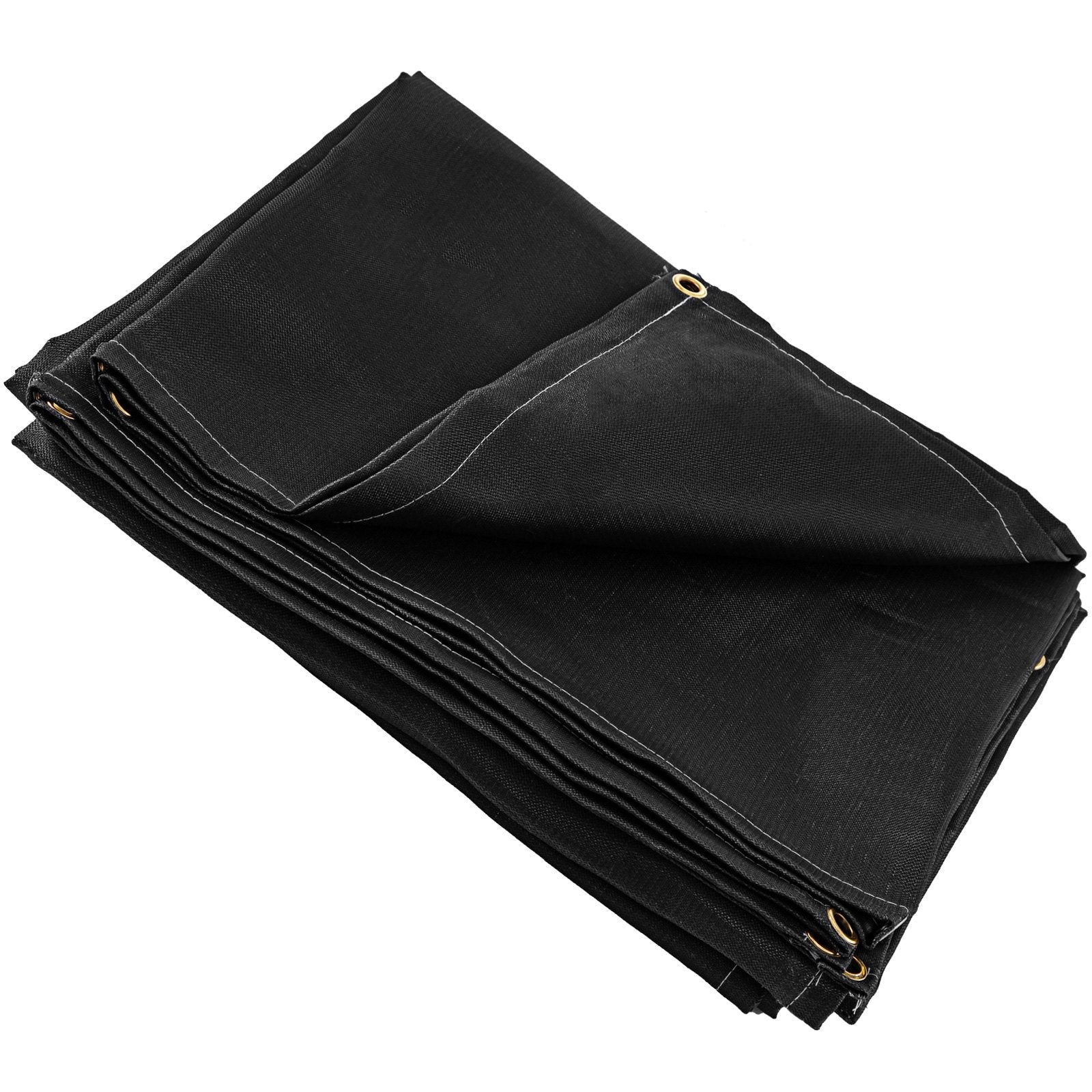 VEVOR 10 x 10 Ft Welding Blanket Black Fiberglass Blanket Portable Fiberglass Fire Retardant Blanket Welding Mat Welding Fireproof Thermal Resistant Insulation With Carry Bag 