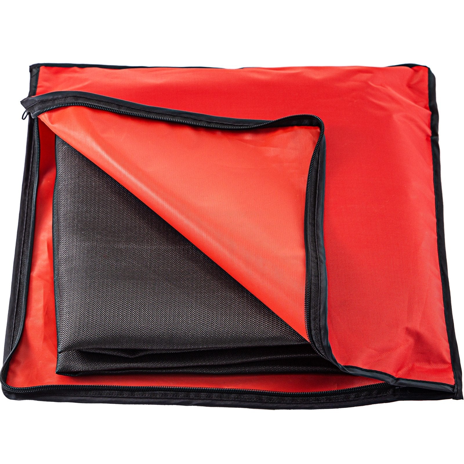 VEVOR 10 x 10 Ft Welding Blanket Black Fiberglass Blanket Portable Fiberglass Fire Retardant Blanket Welding Mat Welding Fireproof Thermal Resistant Insulation With Carry Bag 