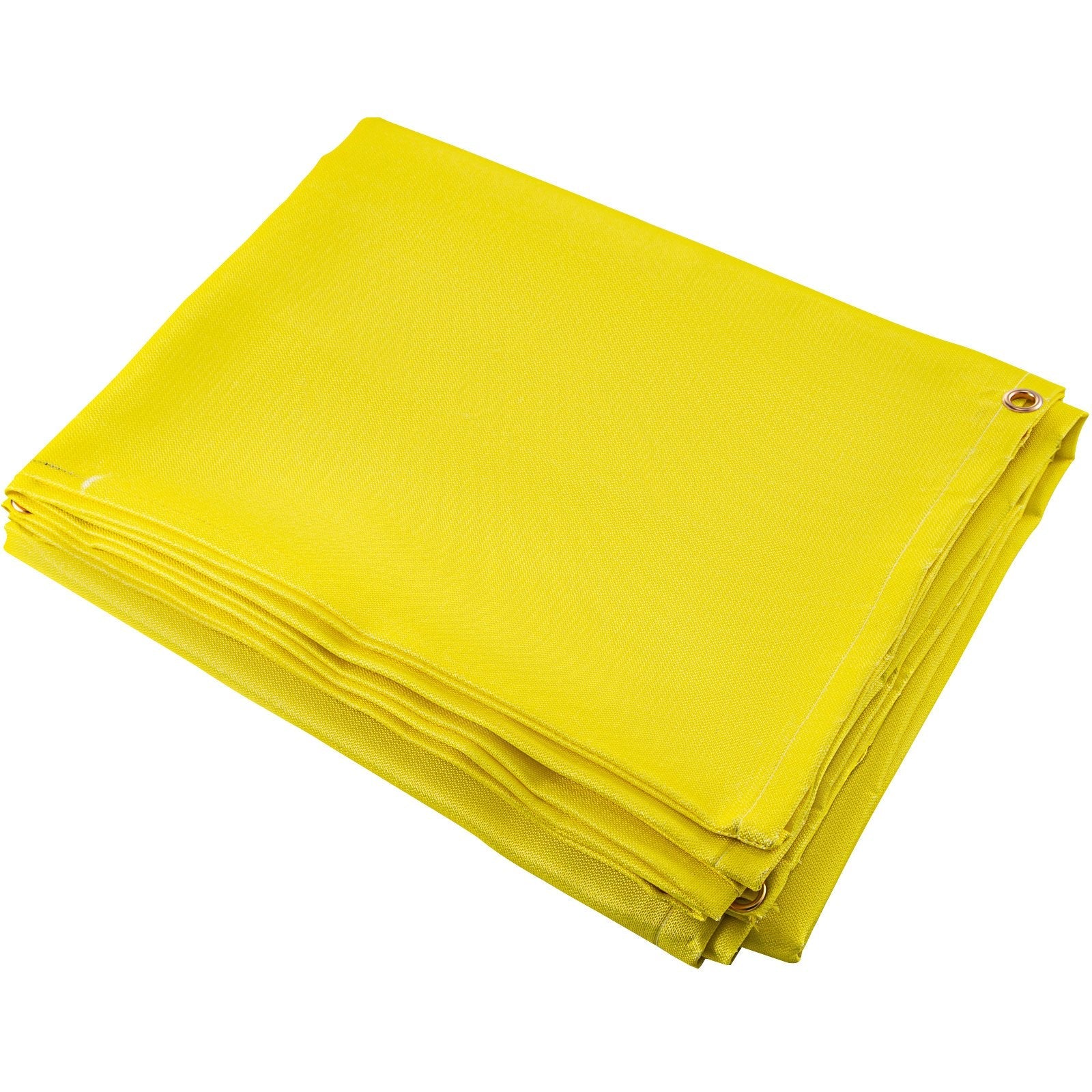 VEVOR 8 x 10 Ft Welding Blanket Gold Fiberglass Blanket Portable Fiberglass Fire Retardant Blanket Welding Mat Welding Fireproof Thermal Resistant Insulation With Carry Bag 