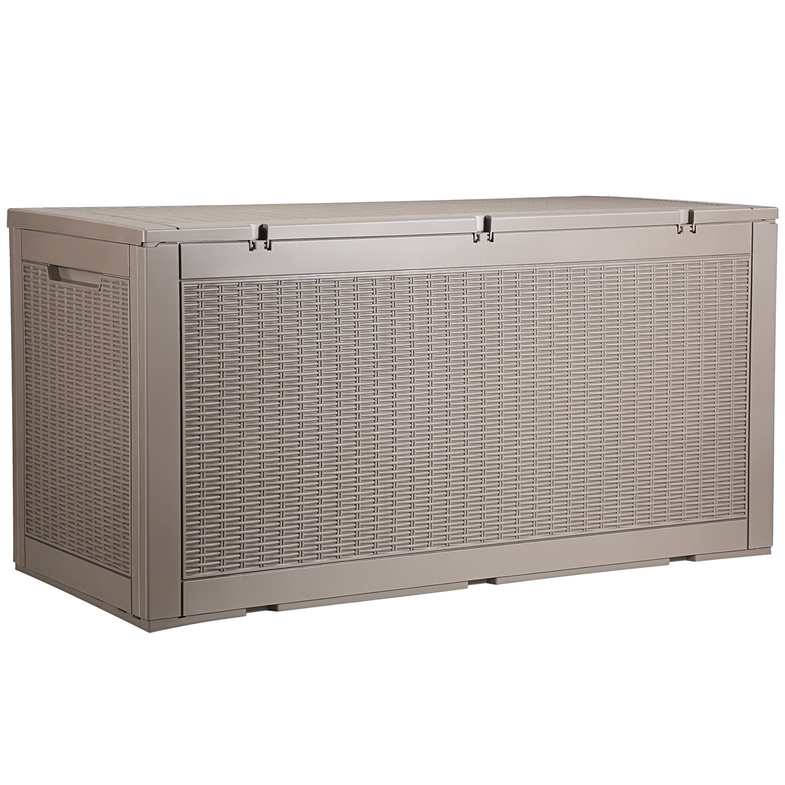 VEVOR Deck Box, 100 Gallon Outdoor Storage Box, 48.0" x 21.5" x 24.5", Waterproof PP Deckbox 