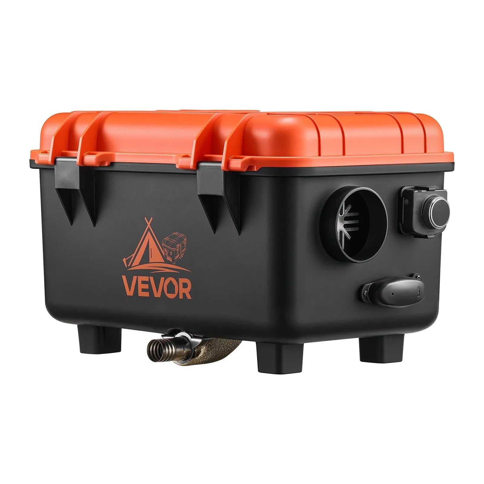VEVOR Diesel Heater, 8KW, DC 12V/24V, All in One Portable Diesel Air Heater with Remote Control and LCD Screen, Fast Heating Low Noise, 1.1 Gal Fuel Tank for Trucks, Vans, RVs, Campers, and Garages 