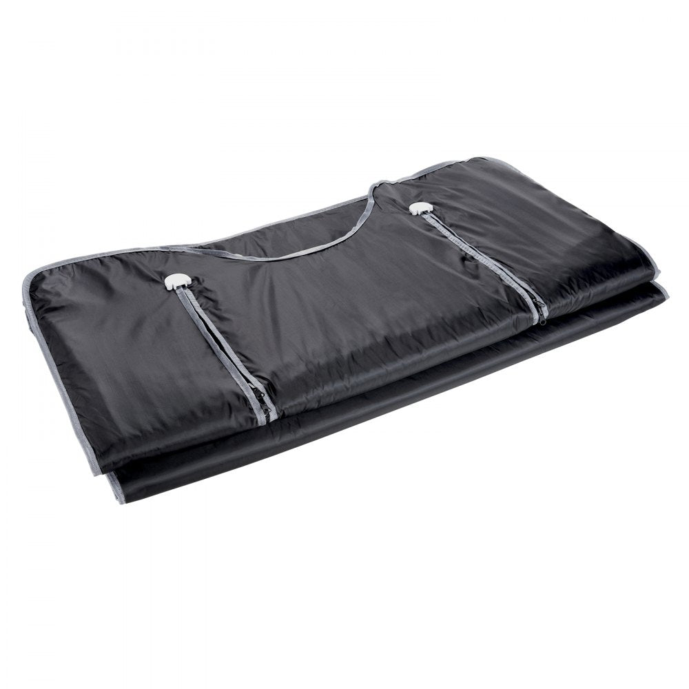 VEVOR Sauna Blanket for Detoxification, Portable Far Infrared Sauna for Home, Oxford Sauna Bag w/ Arm Holes & Carbon Fiber Heating, 1-6 Level Adjustable Temp 95-176?, 5-60 Minutes Timer, 71 x 31 in 