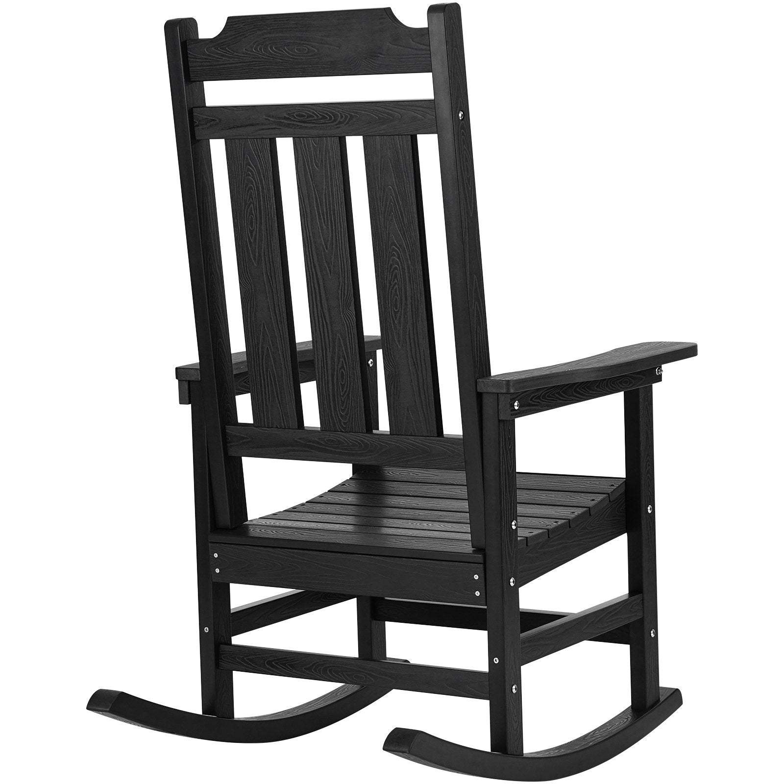 VEVOR Porch Rocker HIPS Outdoor Rocking Chair High Back 2 pcs 400 lbs Weight 