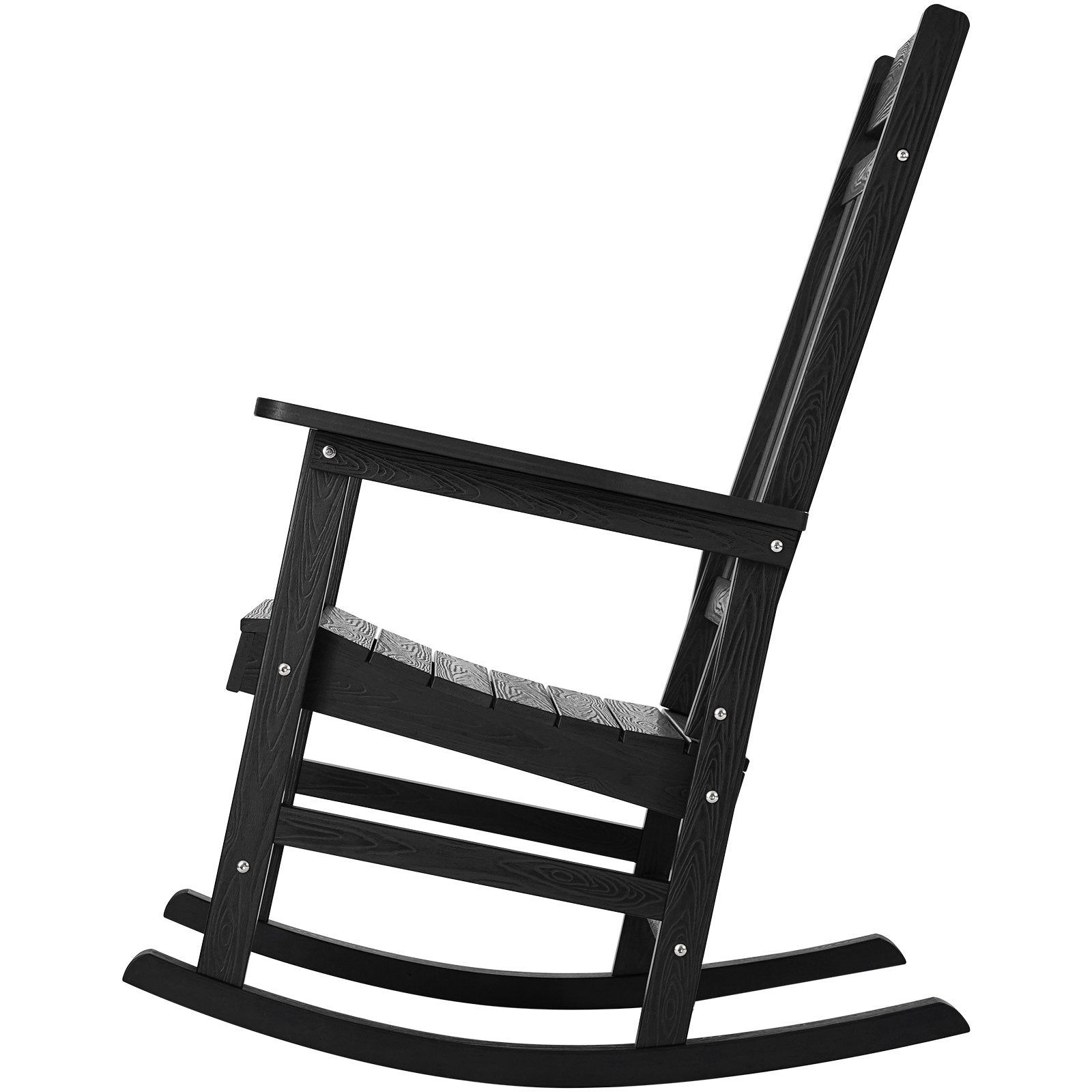 VEVOR Porch Rocker HIPS Outdoor Rocking Chair High Back 2 pcs 400 lbs Weight 