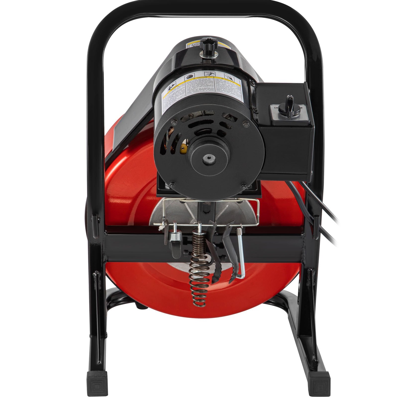 VEVOR 50FTx1/2Inch Drain Cleaner Machine Electric Drain Auger with 4 Cutter & Foot Switch Drain Cleaner Machine Sewer Snake Drill Drain Auger Cleaner for 2" to 4" Pipes 