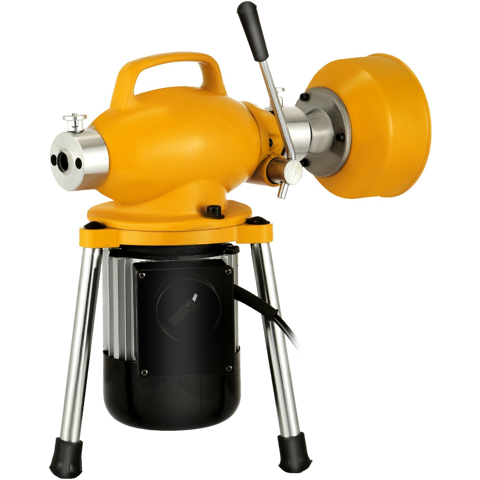 VEVOR Drain Cleaner Machine, 66Ft x2/3Inch Electric Drain Auger with 2 Cables for 3/4\" to 4\" Pipes, Power Spin with Autofeed Function & 6 Cutters, Sewer Snake for Toilet Sewer Bathroom Sink Shower 