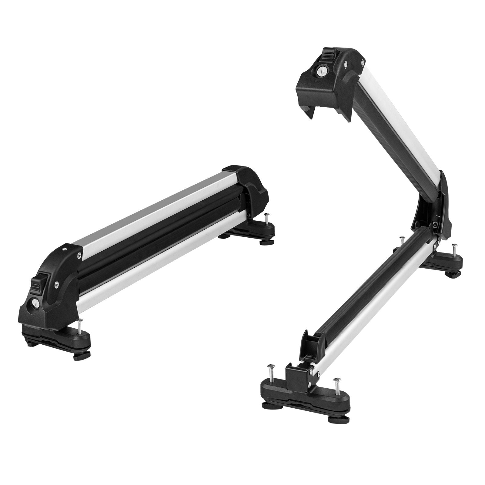 VEVOR Ski Snowboard Roof Rack 31.7" Universal Ski Rack for Car Roof with Lock 