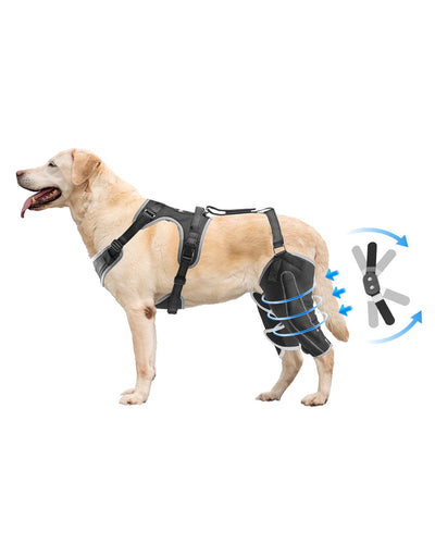 VEVOR Dog Knee Brace for Left & Right Leg Adjustable Dog Leg Brace Pain Relief 