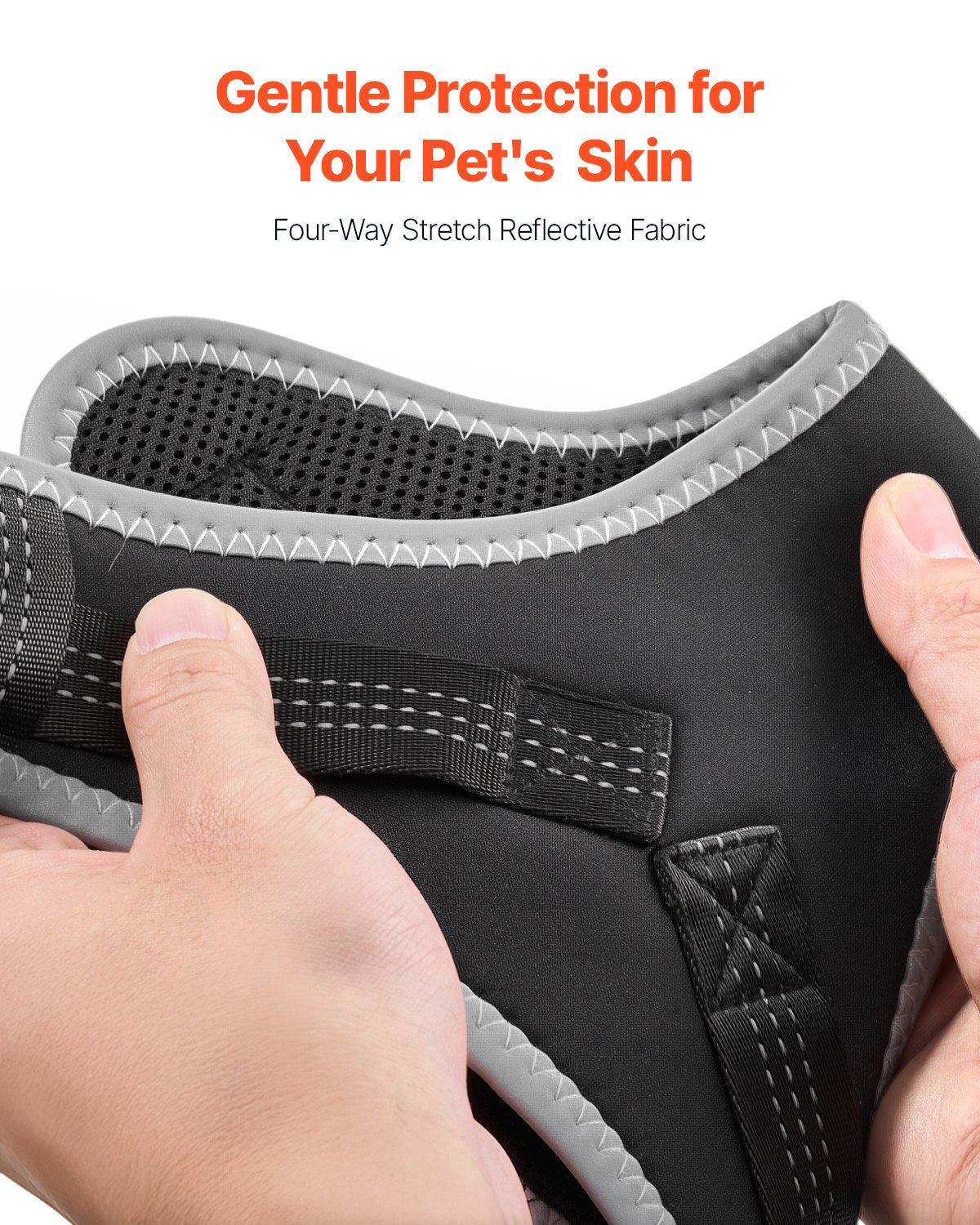 VEVOR Dog Knee Brace for Left Hind Leg Adjustable ACL Dog Leg Brace Pain Relief 
