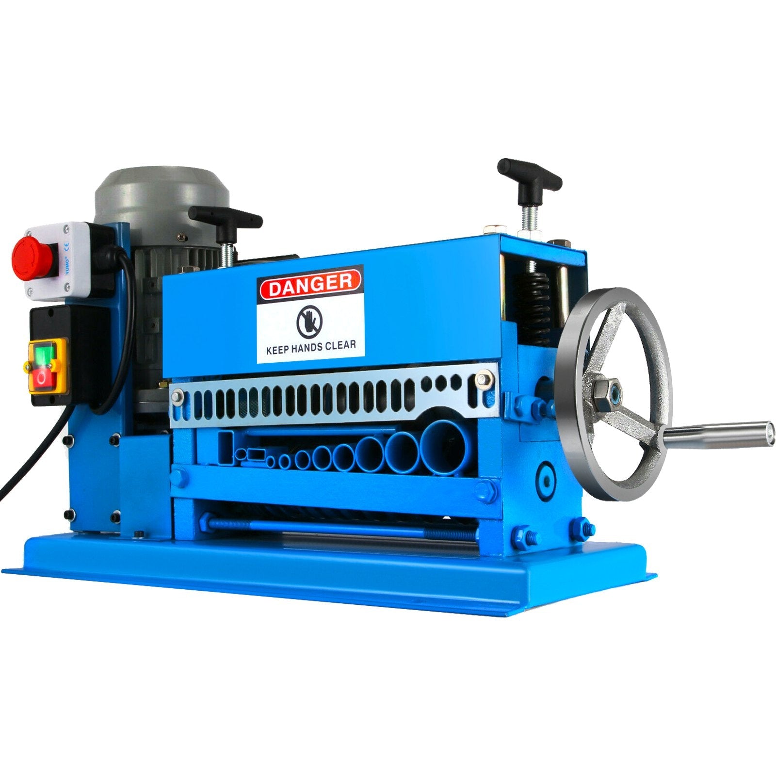 VEVOR Wire Stripping Machine DA 0.06 inch -1.5 inch,Wire Stripper Machine 11 Channels 10 Blades, Automatic Wire Stripping Tool with Manual Hand Cranked Industrial for Recycling Copper Wire 