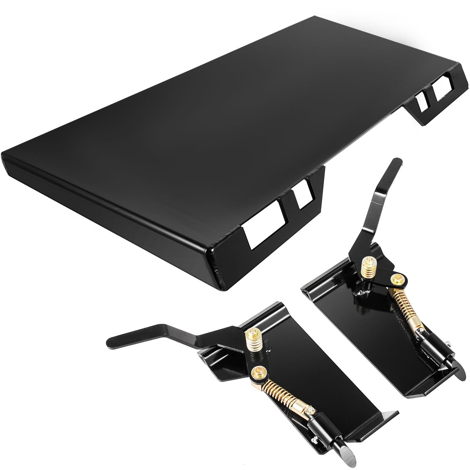 VEVOR Skid Steer Quick Attachment Plate & Conversion Adapter Latch Box 1/4" 