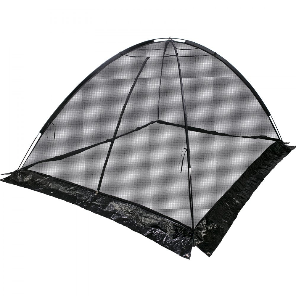 VEVOR Pond Cover Dome Garden Pond Net 10x14 FT Black Netting Covers for Leaves 