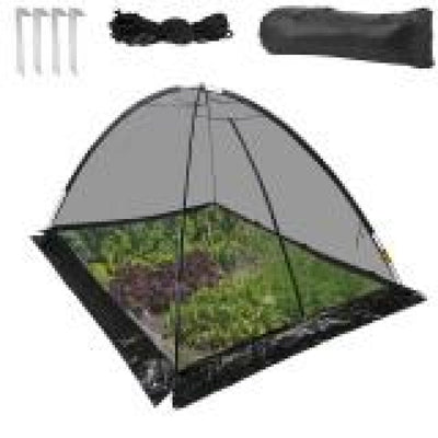 VEVOR Pond Cover Dome Garden Pond Net 9x12 FT Black Netting Covers for Leaves 