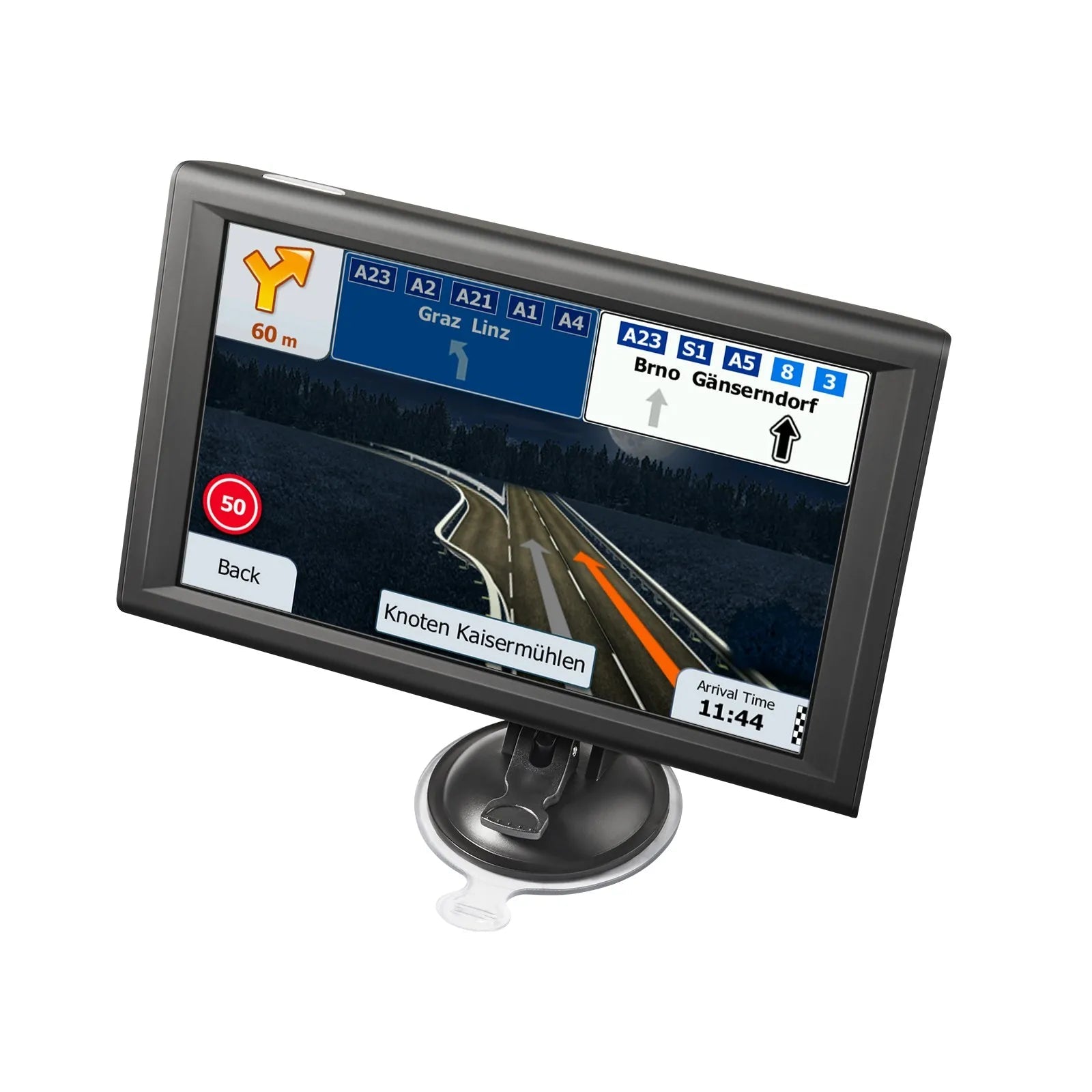 VEVOR GPS Navigator for Car, 9 inch Touch Screen 16GB GPS Navigation System with Built-in Dash Cam, Voice Turn-by-Turn Guidance, Speed and Red Light Warning, Custom Truck Routing, for Car Truck RV 