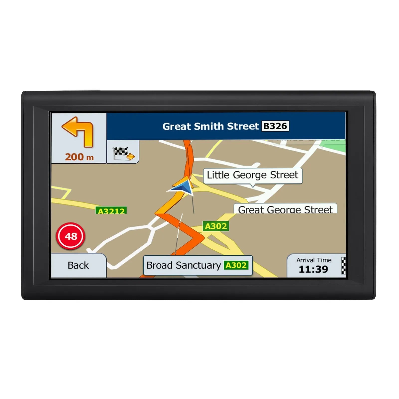 VEVOR GPS Navigator for Car, 9 inch Touch Screen 16GB GPS Navigation System with Built-in Dash Cam, Voice Turn-by-Turn Guidance, Speed and Red Light Warning, Custom Truck Routing, for Car Truck RV 