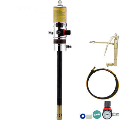 VEVOR Grease Pump, 50:1 Pressure Ratio Air Operated Grease Pump with 13 ft High Pressure Hose and Grease Gun, Pneumatic Grease Pump, Portable Lubrication Grease Pump with 360° Swivel Grease Gun Head 