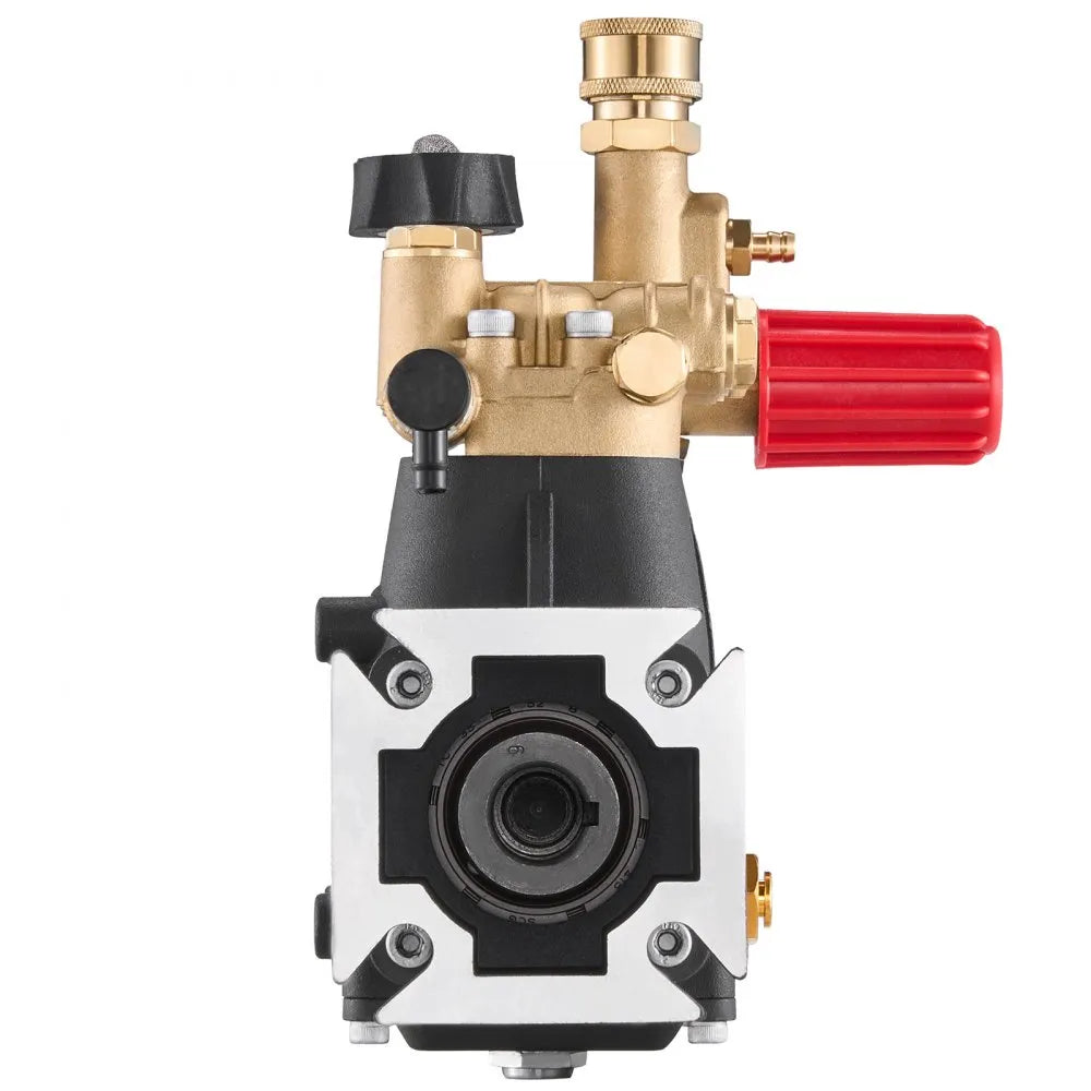 VEVOR Pressure Washer Pump 3/4" Shaft Horizontal Triplex Plunger 3300 PSI 2.5GPM