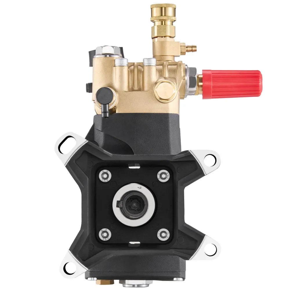 VEVOR Pressure Washer Pump 1" Shaft Horizontal Triplex Plunger 4200 PSI 4.2GPM