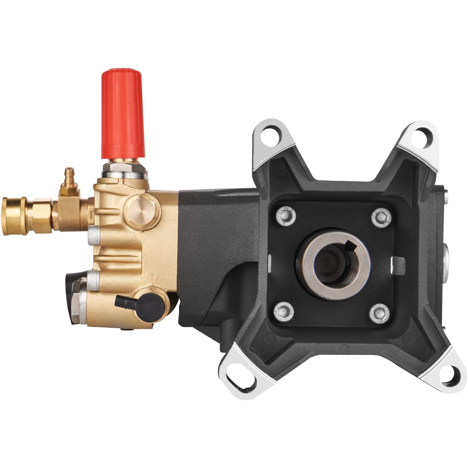 VEVOR Pressure Washer Pump, 1" Shaft Horizontal Triplex Plunger, 4400 PSI, 4 GPM Flow, Replacement Power Washer Pumps Kit, Parts Washer Pump, Compatible with Simpson MorFlex Models 40224, 40225, 40226 