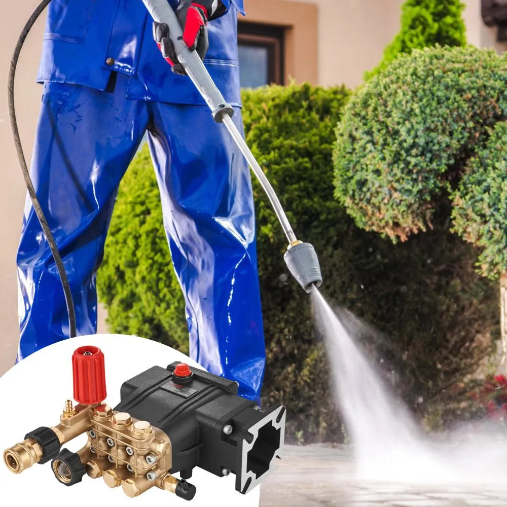 VEVOR Pressure Washer Pump Power Washer Pump 3/4" Horizontal 3300 PSI 3.0 GPM