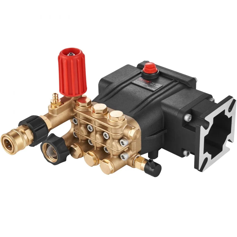 VEVOR Pressure Washer Pump Power Washer Pump 3/4" Horizontal 3300 PSI 3.0 GPM