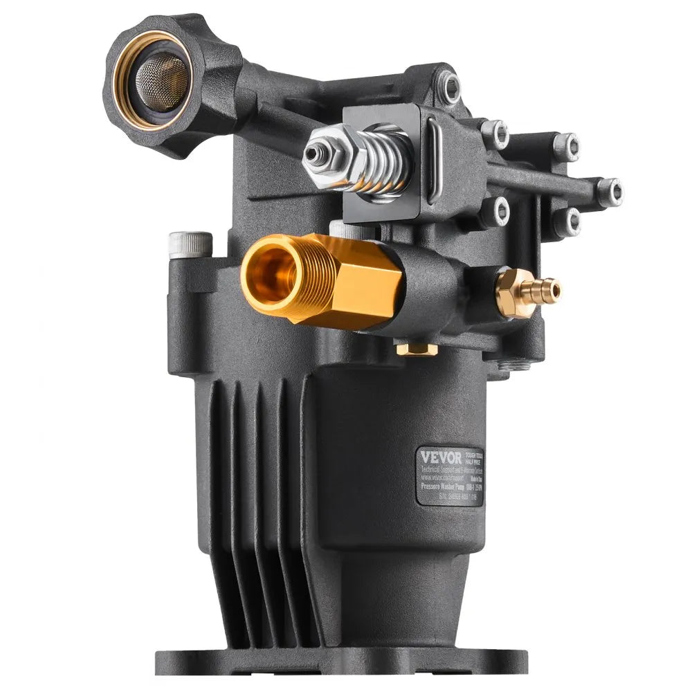 VEVOR Pressure Washer Pump 3/4" Shaft Horizontal 3500 PSI 2.5GPM with 5 Nozzles