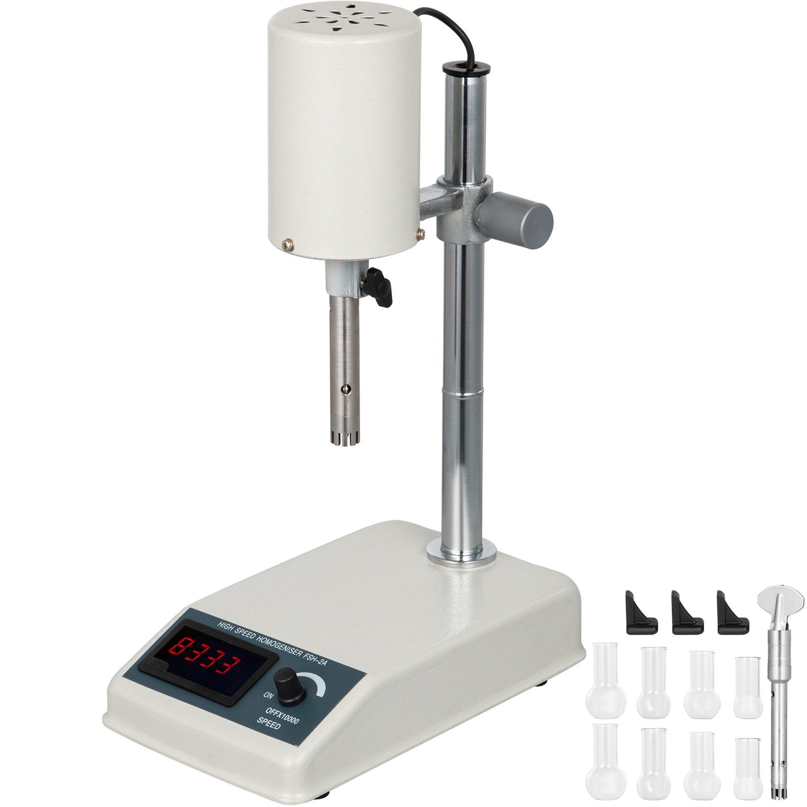Vevor Homogenizer High Speed Homogenizer 1l 200w Lab Homogenizer For Emulsifying 