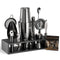 VEVOR Cocktail Shaker Set 13Pcs Bartender Kit Stainless Steel Bar Tools Gunmetal