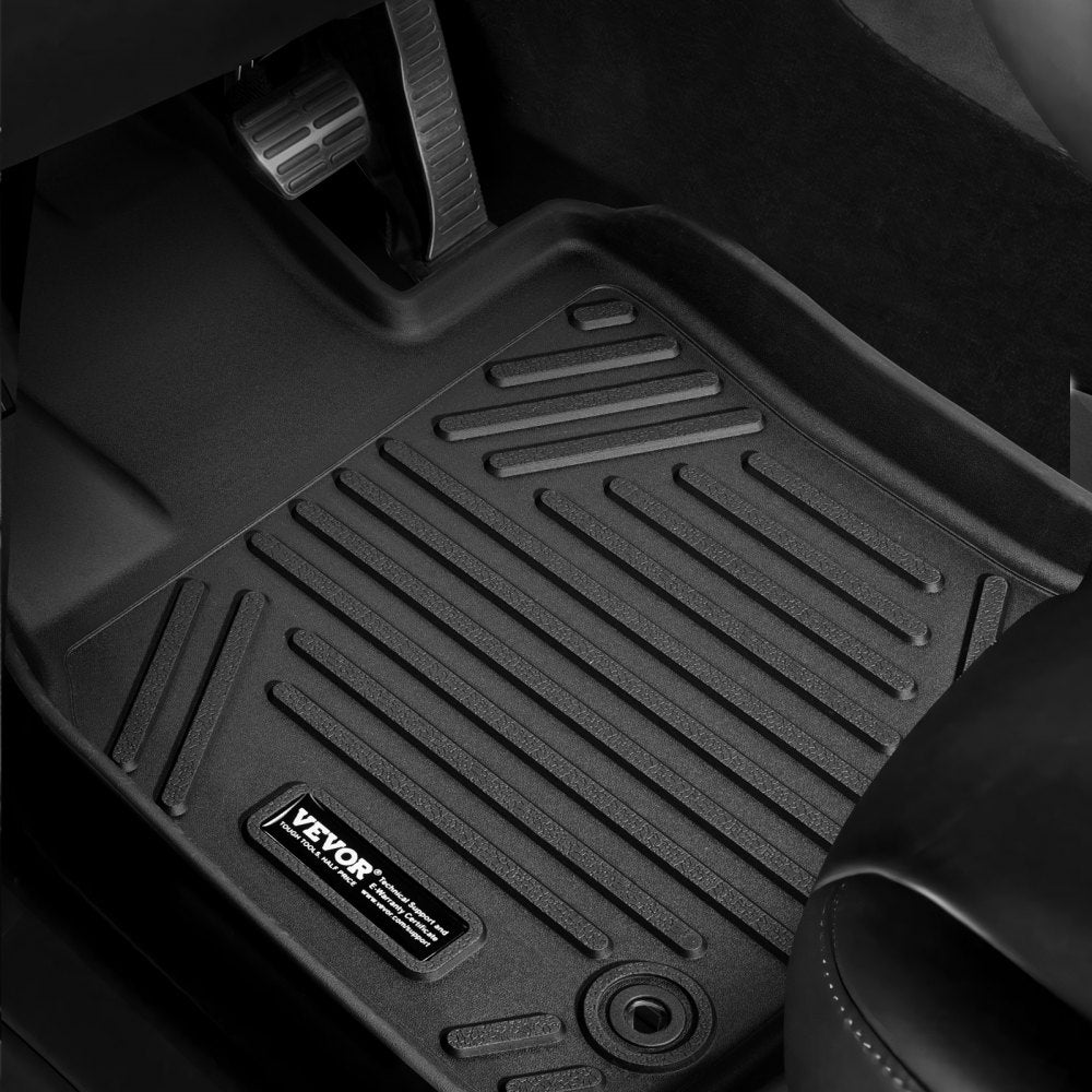 VEVOR Automotive Floor Mats Fits for Toyota Camry 2018-2024 3 pcs TPE Liners 