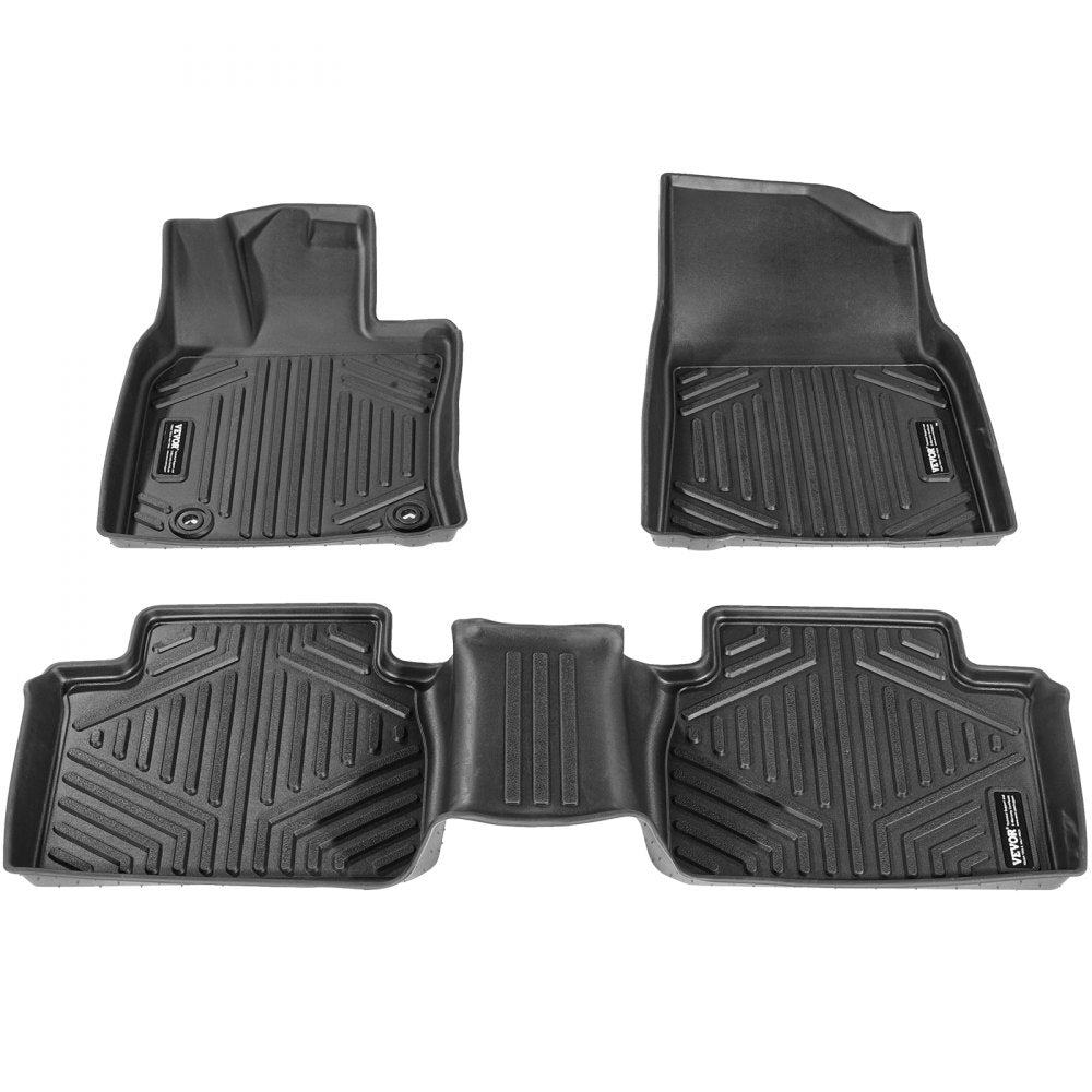 VEVOR Automotive Floor Mats Fits for Toyota Camry 2018-2024 3 pcs TPE Liners 