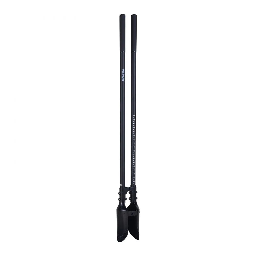 VEVOR Post Hole Digger with Fiberglass Handle Scale Markings 57.5" Hole Digger
