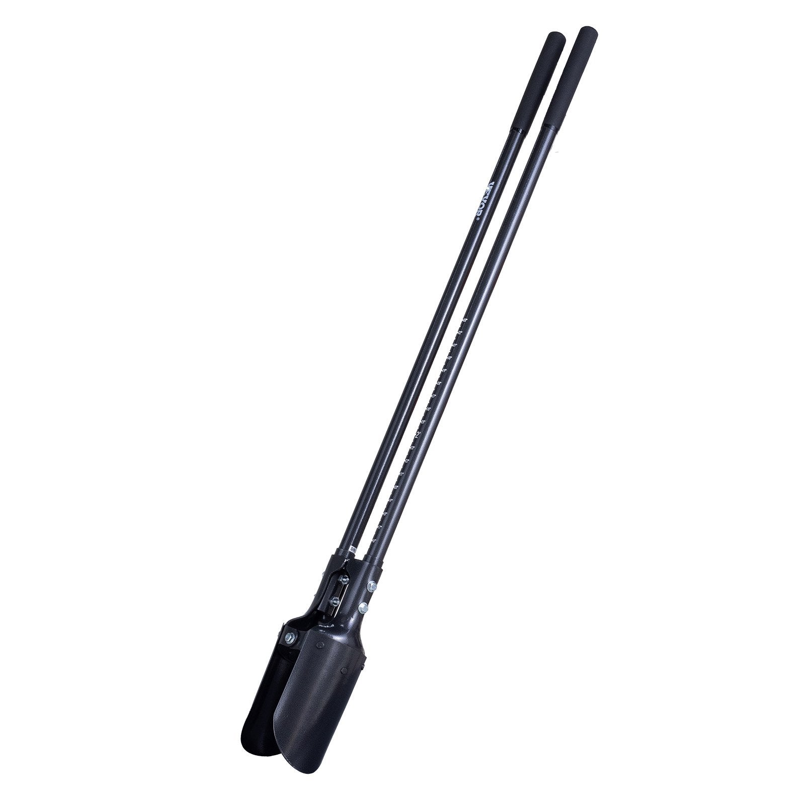 VEVOR Post Hole Digger with Carbon Steel Handle Scale Marks 57.5" Hole Digger 