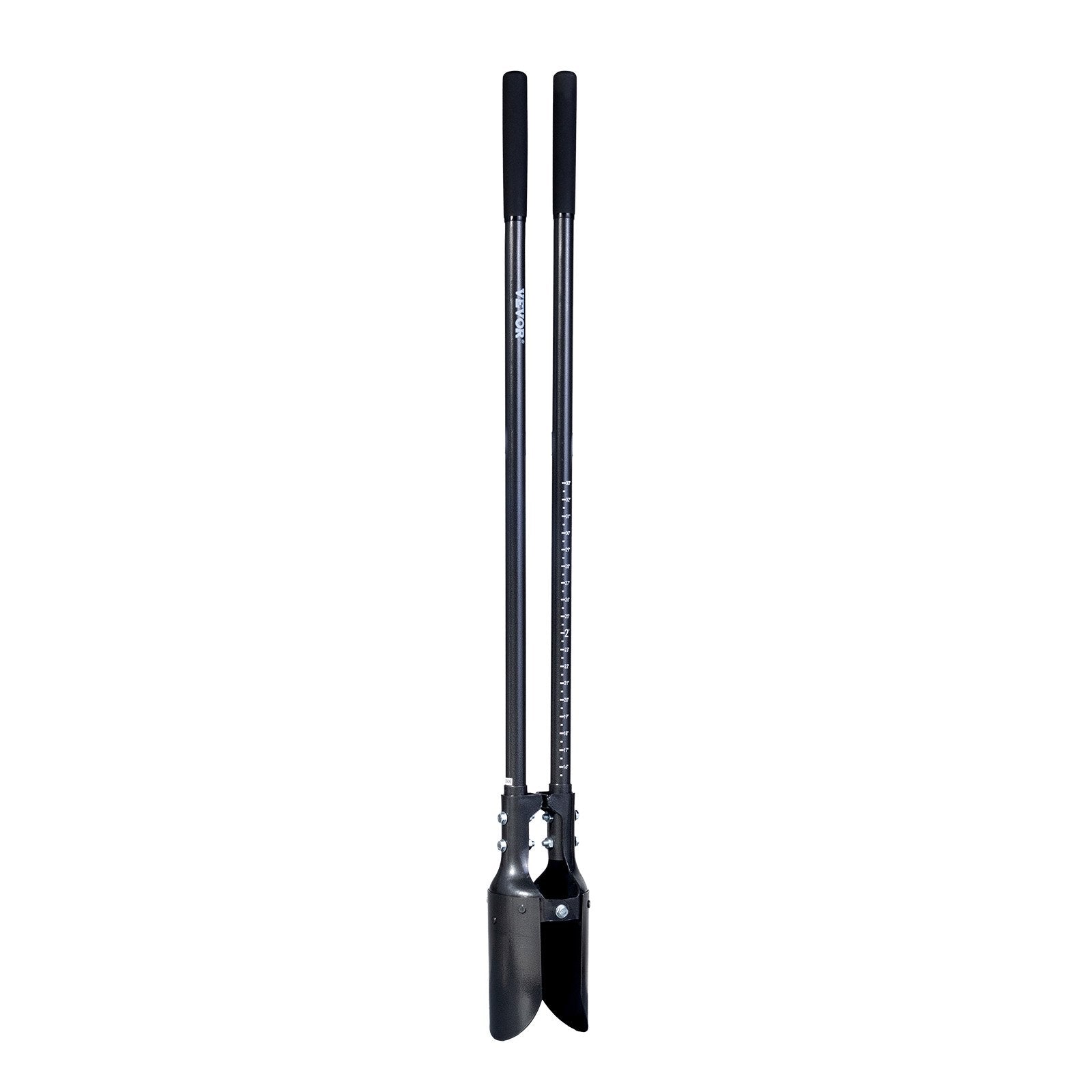 VEVOR Post Hole Digger with Carbon Steel Handle Scale Marks 57.5" Hole Digger 
