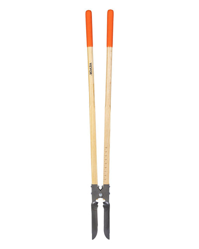 VEVOR Post Hole Digger with Wood Handle and Scale Markings 57.5" Hole Digger 