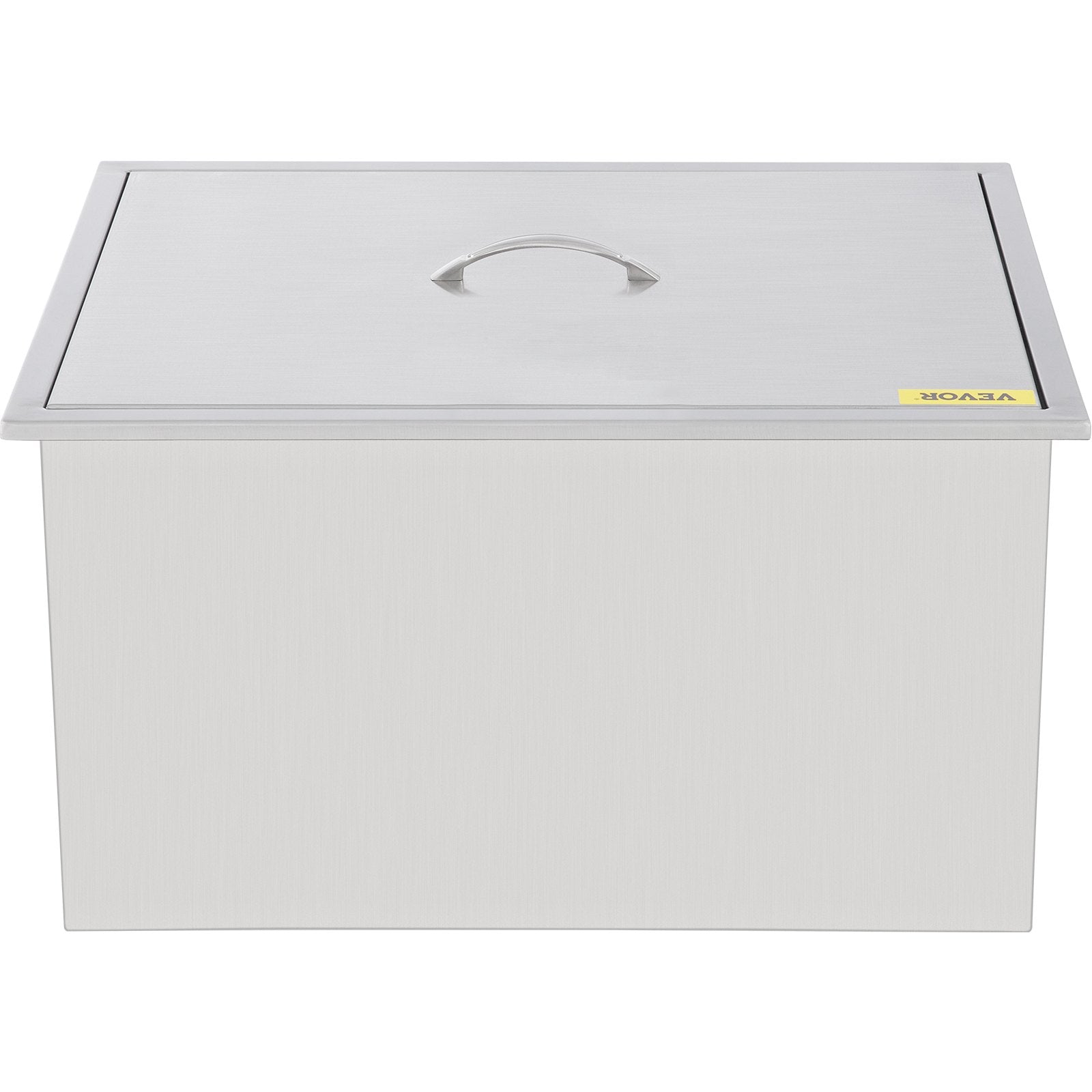 21"x16.8" Bbq Island Stainless Steel Drop In Ice Chest/cooler W/drain Close 