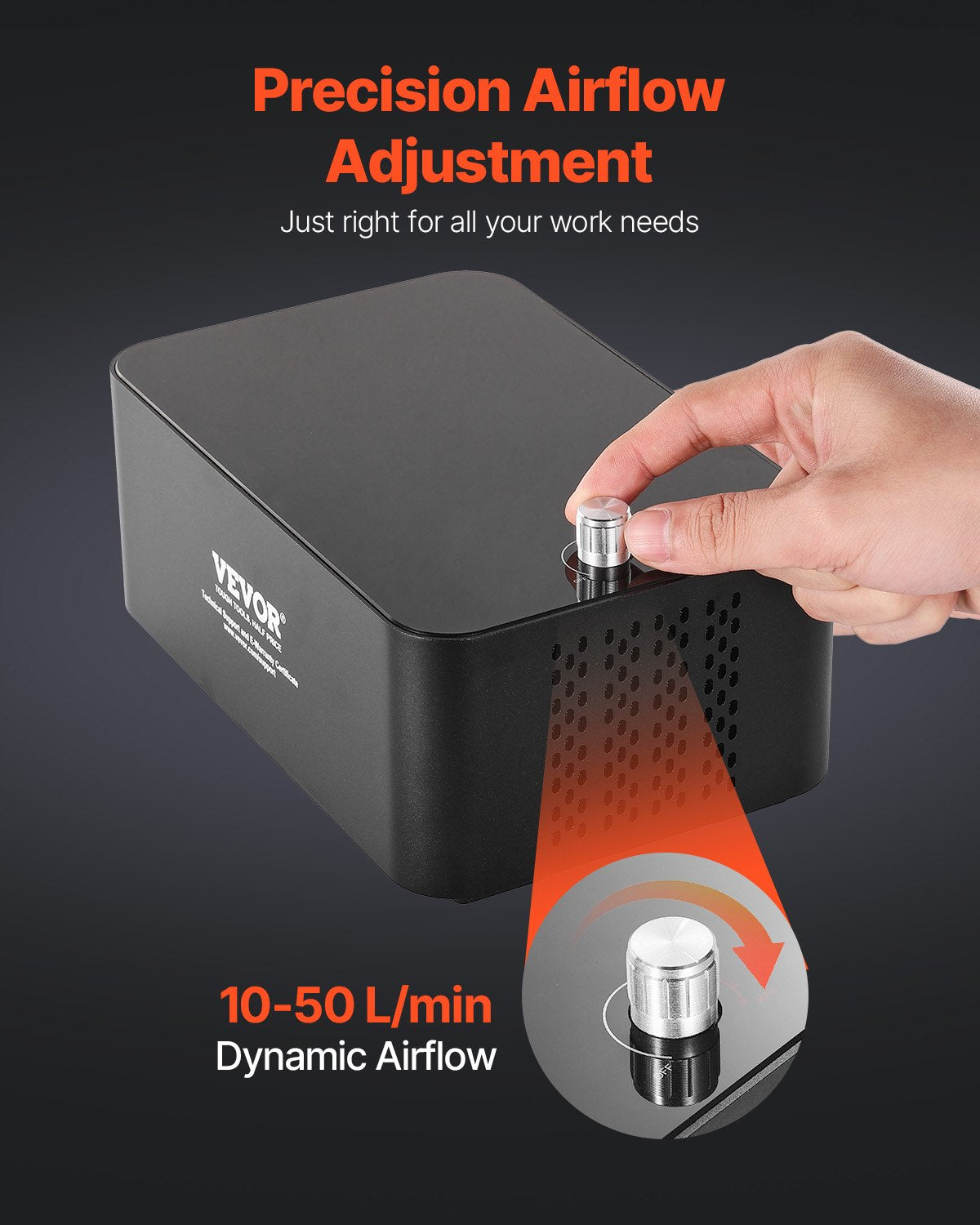 VEVOR Air Assist Adjustable 50 L/min Air Pump for Laser Engraver Cutter ? 20W 