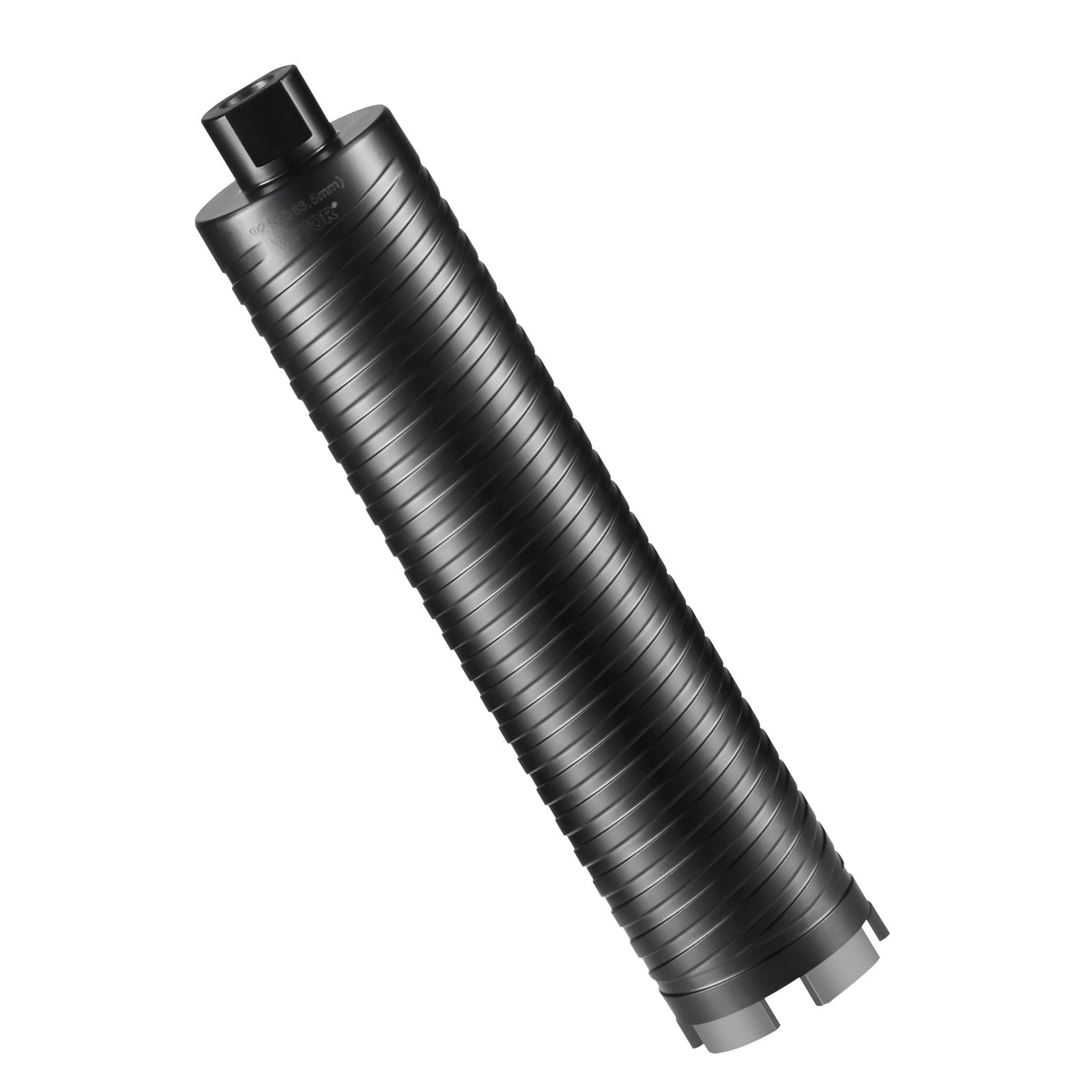 VEVOR Core Drill Bit, 2.5" Wet/Dry Diamond Core Drill Bits for Brick and Block, Concrete Core Drill Bit with Pilot Bit Adapter and Saw Blade, 9.5" Drilling Depth, 5/8"-11 Inner Thread, Laser Welding 