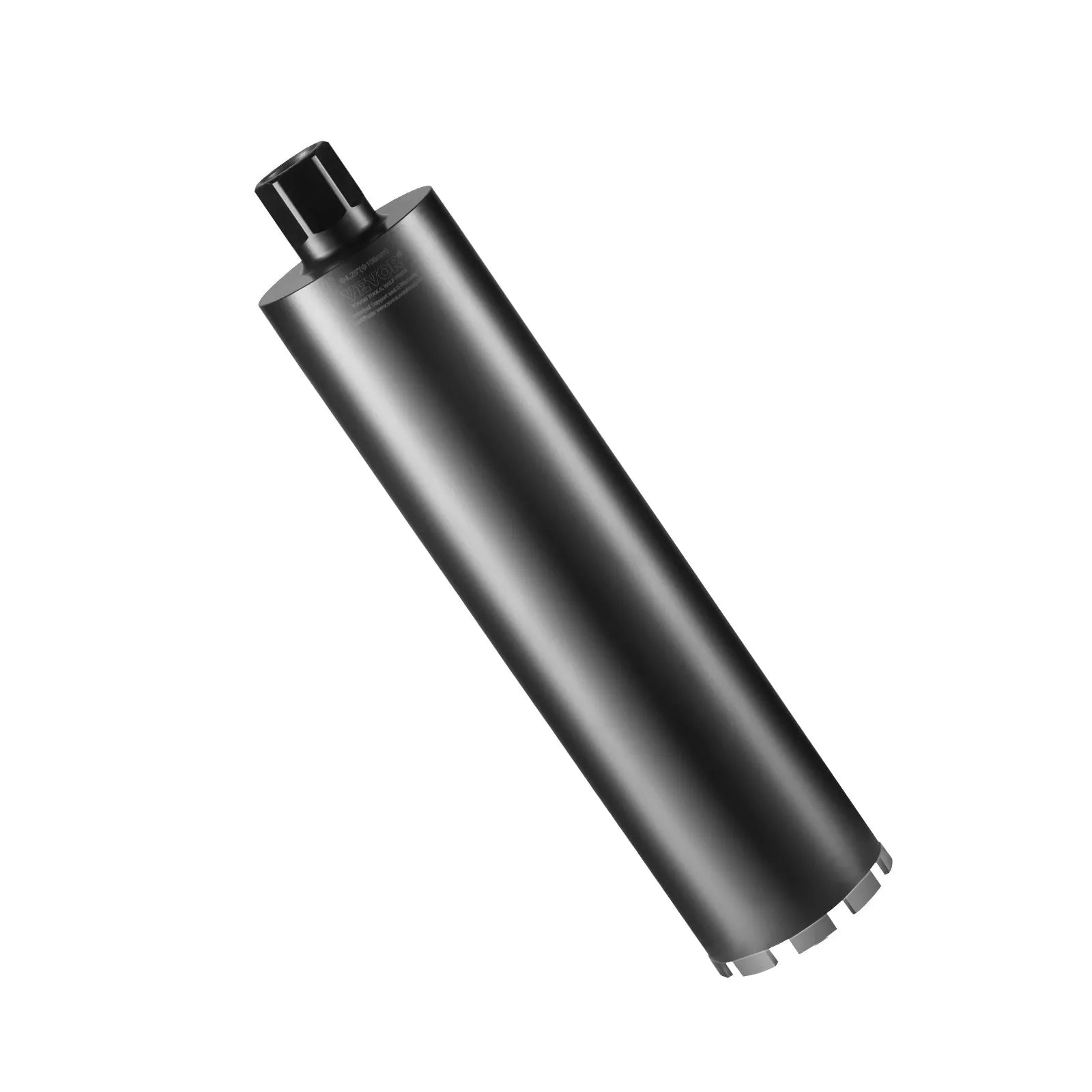 VEVOR Core Drill Bit, 4.25" Wet Diamond Core Drill Bits, 14" Drilling Depth Concrete Core Drill Bit with Saw Blade, 1-1/4"-7 Inner Thread, Laser Welding, Diamond Wet Coring Bit for Concrete Brick