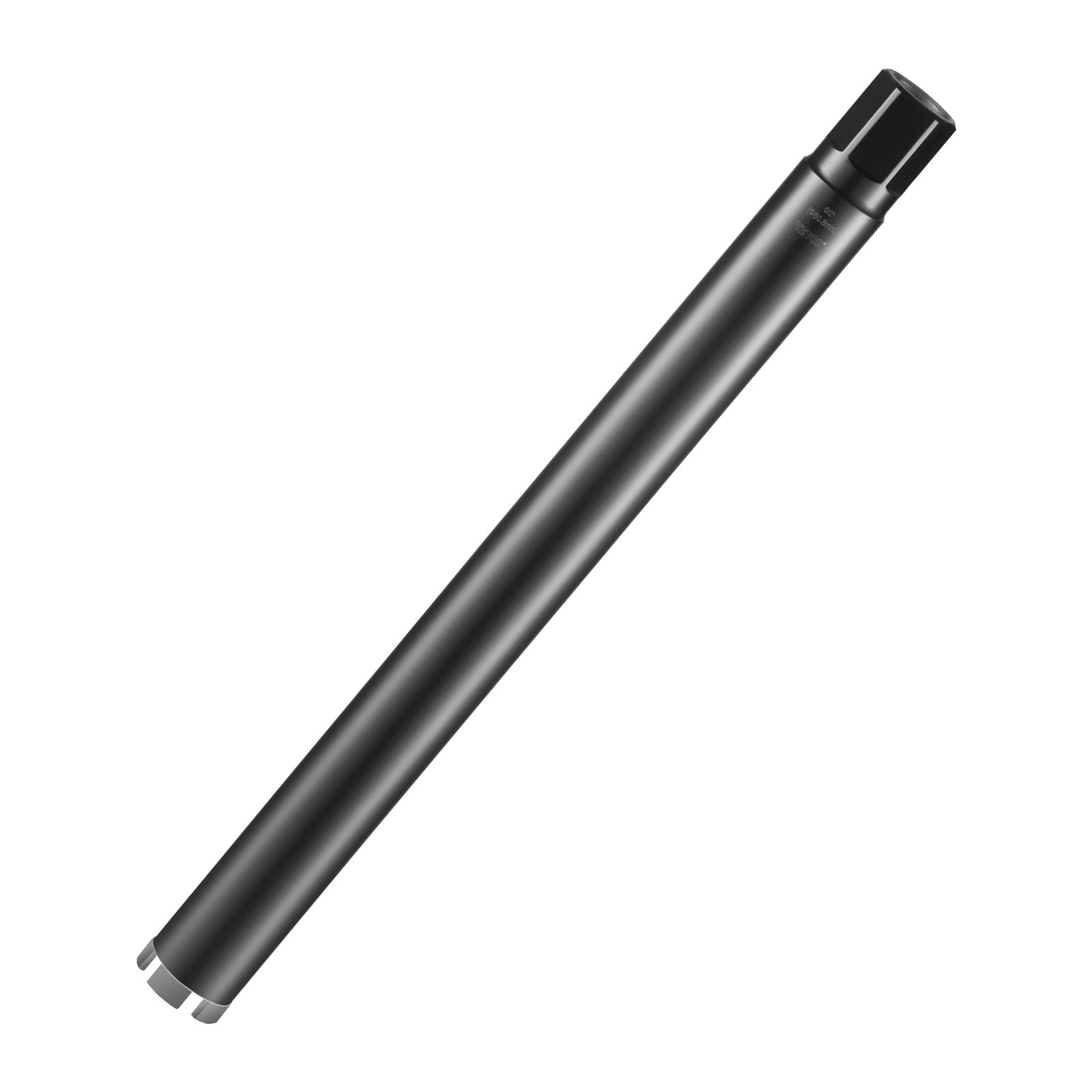 VEVOR Core Drill Bit, 2" Wet Diamond Core Drill Bits, 14" Drilling Depth Concrete Core Drill Bit with Saw Blade, 1-1/4"-7 Inner Thread, Laser Welding, Diamond Wet Coring Bit for Concrete Brick 