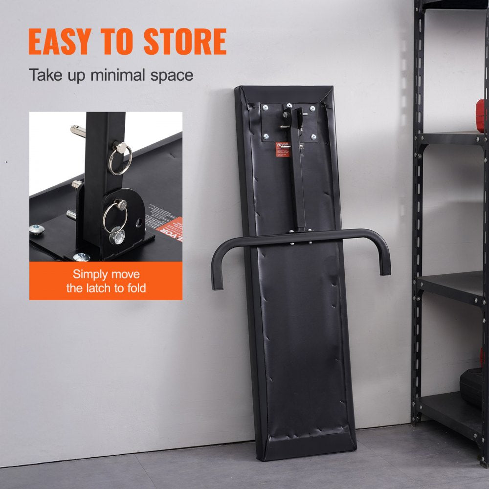 VEVOR 40 in Under Dash Creeper 330 lbs Rolling Garage Creeper Height Adjustable 
