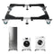 VEVOR Fridge Stand Mobile Base 1200 lbs 23 -36.6 Inch Adjustable Furniture Dolly