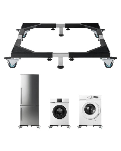 VEVOR Fridge Stand Mobile Base 1200 lbs 23 -36.6 Inch Adjustable Furniture Dolly 
