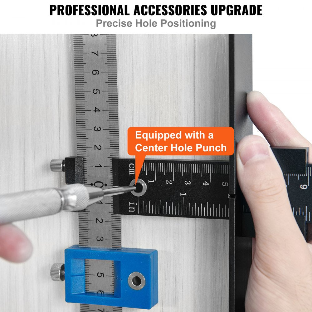 VEVOR Cabinet Hardware Jig Aluminum Alloy and Stainless Steel Cabinet Handle Jig 