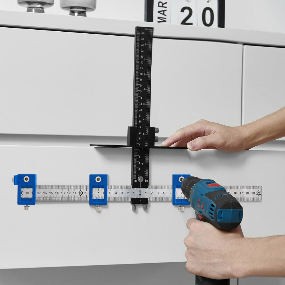 VEVOR Cabinet Hardware Jig Aluminum Alloy and Stainless Steel Cabinet Handle Jig 