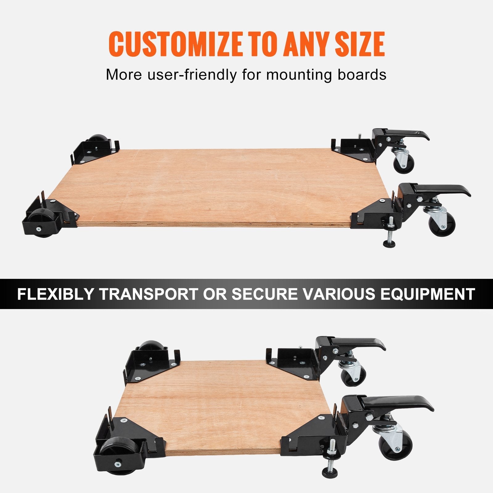 VEVOR Mobile Base Heavy Duty Universal Stand 400 lbs Capacity For Tools Machines 