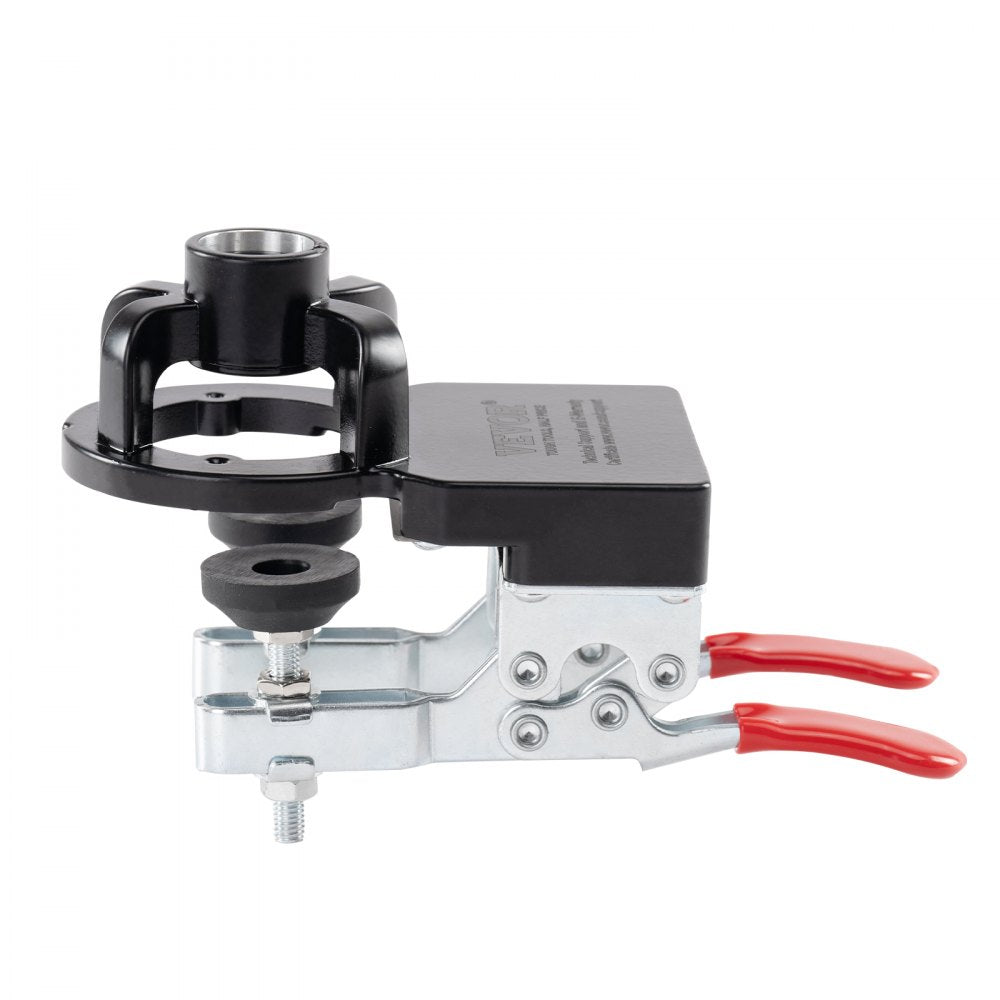 VEVOR 35 mm Concealed Door Hinge Jig, Aluminum Alloy Cabinet Hinge Jig, Accurate Locking Dual Clamp Fixation Hinge Drill Jig with Accessories, Woodworking Tool for Doors Cabinets Hinges Mounting 