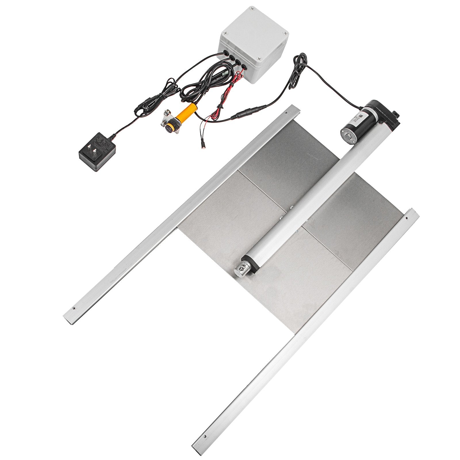 Vevor Automatic Chicken Coop Door Opener Kit Light Sensor 12.6"x11.8" Hen House 