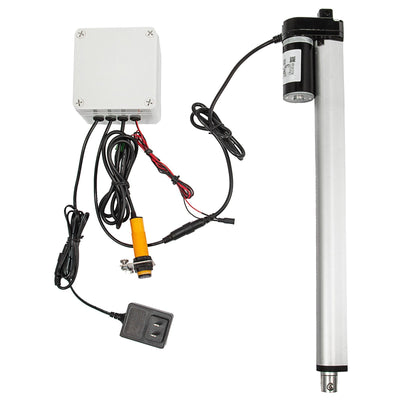 Vevor Automatic Chicken Coop Door Opener Kit Light Sensor 12.6"x11.8" Hen House 