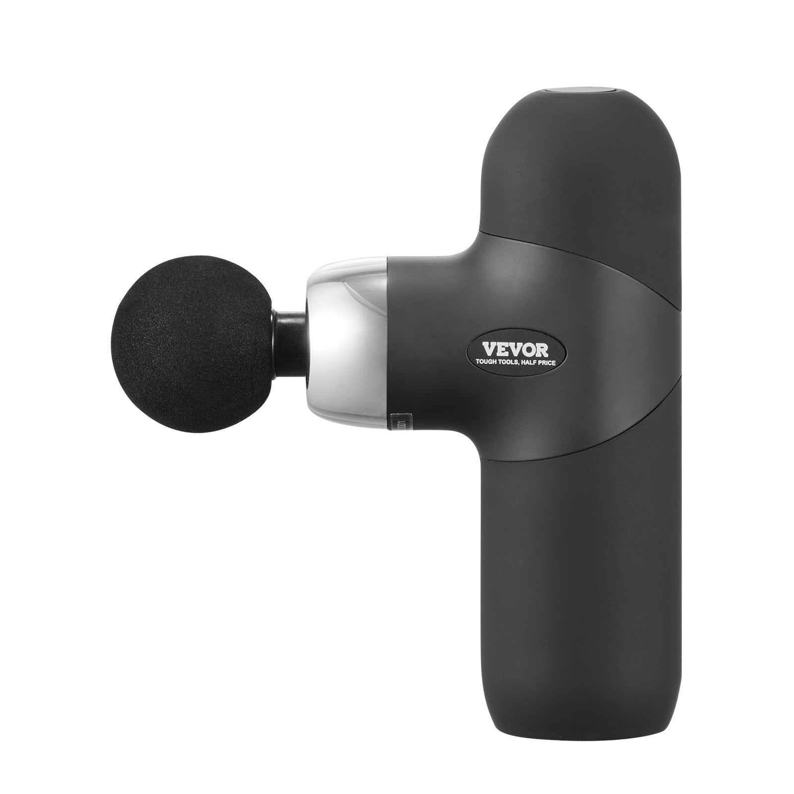 VEVOR Mini Massage Gun Deep Tissue Percussion Muscle Massager 4 Speeds 4 Heads 